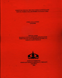 Image of SUBTITUSI TEPUNG UBI UNGU SEBAGAI PENGGANTITEPUNG TERIGU DALAM PEMBUATAN KUE CUBIT
