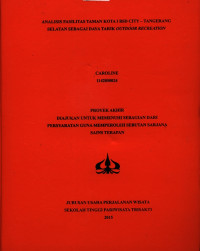 Image of ANALISIS FASILITAS TAMAN KOTA I BSD CITY – TANGERANG SELATAN SEBAGAI DAYA TARIK OUTDOOR RECREATION