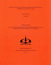 Image of STUDI KASUS PADA MAHASISWA PROGRAM STUDIDIPLOMA 4 PERHOTELAN ANGKATAN 2014