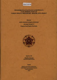 Image of Pengembangan Kawasan Agrowisata Yang Berkelanjutan Taman Wisata Mekarsari-Bogor, Jawa Barat