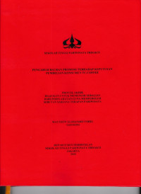 Image of PENGARUH BAURAN PROMOSI TERHADAP KEPUTUSAN
PEMBELIAN KONSUMEN TC.COFFEE