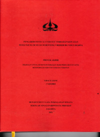 Image of PENGARUH PHYSICAL EVIDENCE TERHADAP KEPUASAN PENGUNJUNG DI MUSEUM BENTENG VREDEBURG YOGYAKARTA