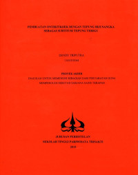 Image of UJI COBA PEMBUATAN ONTBIJTKOEK DENGAN TEPUNG BIJI NANGKA SEBAGAI SUBTITUSI TEPUNG TERIGU