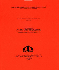 Image of ANALISIS ELEMEN ELEMEN PENGELOLAAN DESTINASIBROMO TENGGER SEMERU