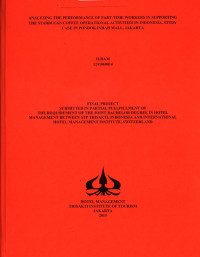 Image of ANALYZING THE PERFORMANCE OF PART-TIME WORKERS IN SUPPORTING THE STARBUCKS COFFEE OPERATIONAL ACTIVITIES IN INDONESIA, STUDY CASE IN PONDOK INDAH MALL, JAKARTA