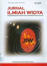 Image of Jurnal Ilmiah Widya: Mengembangkan Kreatifitas & Meningkatkan Kualitas