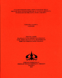 Image of ANALISIS PERSEPSI SISWA SISWI TERHADAP MINAT MELANJUTKAN STUDI DI PERGURUAN TINGGI PARIWISATASTUDI KASUS DI SMK SANTA MARIA JAKARTA