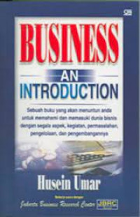 Image of Business an introduction