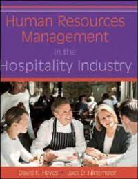 Image of Human resources management in the hospitality industry