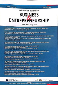 Image of Indoneisan Journal of Business & Entrepreneurship