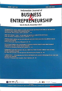 Image of Indonesian Journal of Business & Entreprenenurship