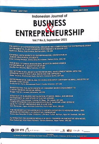 Image of Indonesian Journal of Business & Entrepreneur