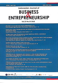 Image of Indonesian Journal of Business & Entrepreneur