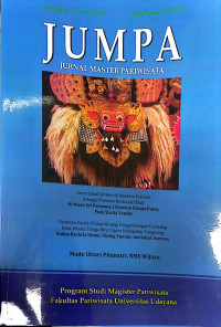 Image of JUMPA: Jurnal Master Pariwisata