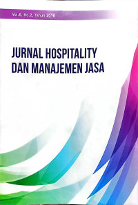 Image of Jurnal Hospitality dan Manajemen Jasa