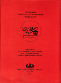 Image of PERENCANAAN PENJUALAN PRODUK
“COKELAT TAPE”