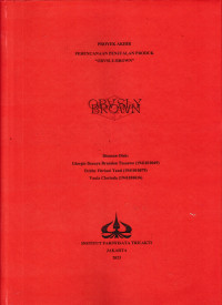 Image of PROYEK AKHIR PERENCANAAN PENJUALAN PRODUK “OBVSLY.BROWN”