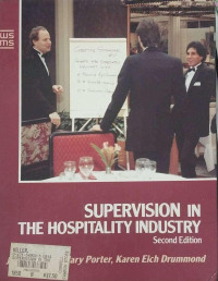 Image of Supervision The Hospitality Industry
