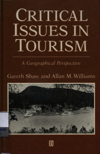 Image of Critical issues in tourism: : ageographical perspective