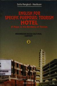 Image of English for specific purposes : Tourism Hotel a Major in the academy of tourism