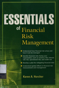 Image of Essentials of financial risk management