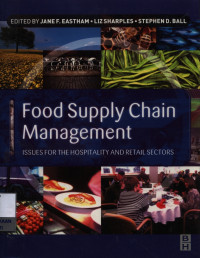 Image of Food supply chain management : issues for the hospitality and retail sectors