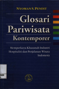 Image of Glosari Pariwisata Kontemporer
