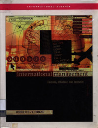 Image of International management : culture, strategy, and behavior