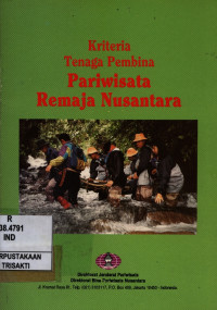 Image of Kriteria Tenaga Pembina Pariwisata Remaja Nusantara