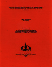 Image of PENGARUH KOMPENSASI TERHADAP MOTIVASI KERJA KARYAWAN FRONT OFFICE DEPARTMEN DI HOTEL THE DHARMAWANGSA JAKARTA