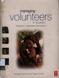 Image of Managing volunteers in tourism : attractions, destinations and event