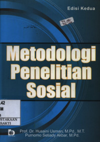 Image of Metodologi Penelitian Sosial edisi Kedua