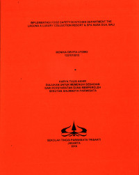 Image of IMPLEMENTASI FOOD SAFETY DI KITCHEN DEPARTMENT THE LAGUNA A LUXURY COLLECTIONRESORT & SPA NUSA DUA, BALI