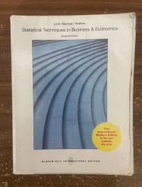 Image of Statitiscal techniques in business & economics