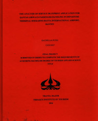 Image of THE ANALYSIS OF SERVICE BLUEPRINT APPLICATION FOR QANTAS AIRWAYS PASSENGER HANDLING IN DEPARTURE TERMINAL SOEKARNO-HATTA INTERNATIONAL AIRPORT, BANTEN