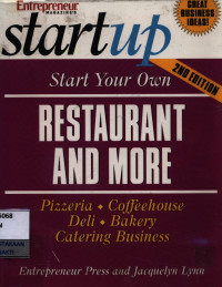 Image of Start your own : restaurant and five other food businesses