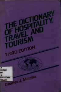 Image of The Dictionary of Hospitality, Travel And Tourism Third Edition