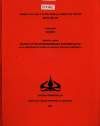 Image of PEMBUATAN CHOUX PASTRY DENGAN SUBSTITUSI TEPUNG KETAN HITAM