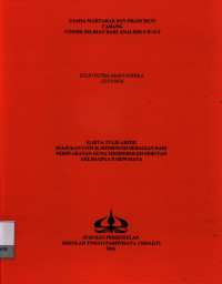 Image of USAHA MARTABAK SAN FRANCISCOCABANGCINERE DILIHAT DARI ANALISIS S.W.O.T